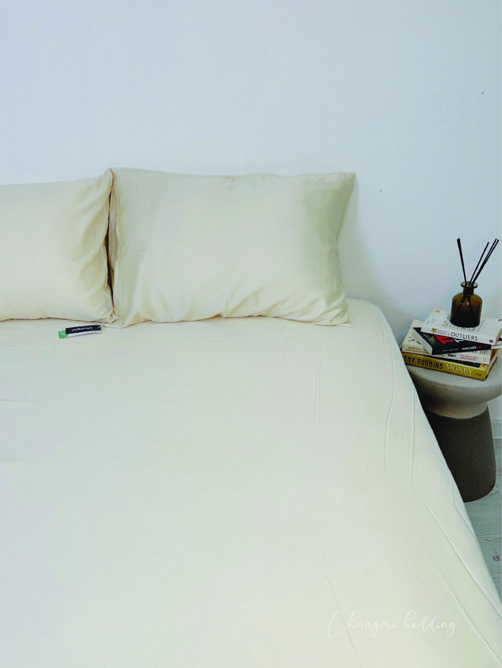 Bộ 3 món TENCEL™ Châu Âu cao cấp - Kem Vanilla - Ảnh 2