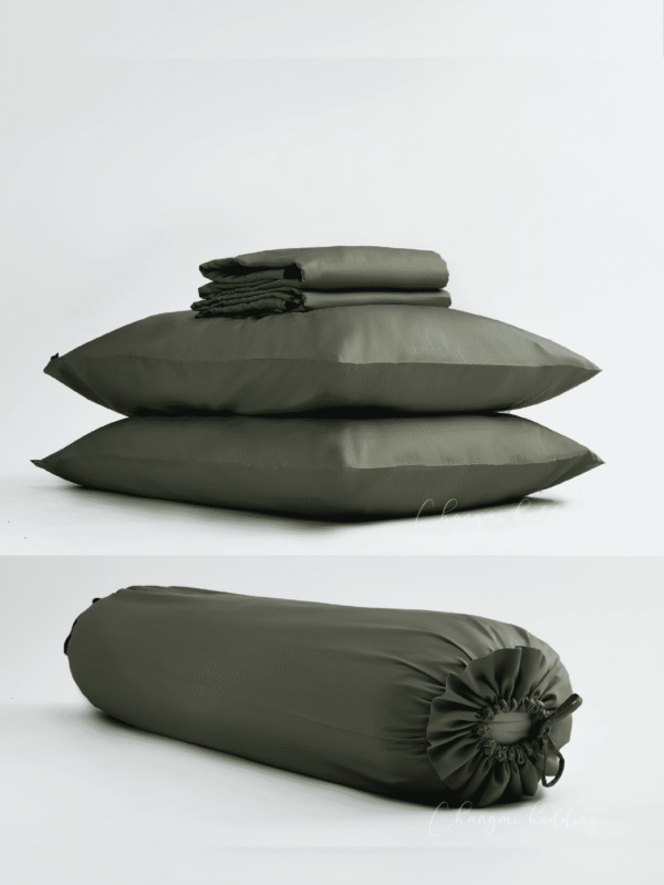Bộ 5 món Cotton TENCEL™ Châu Âu cao cấp – Xanh Army