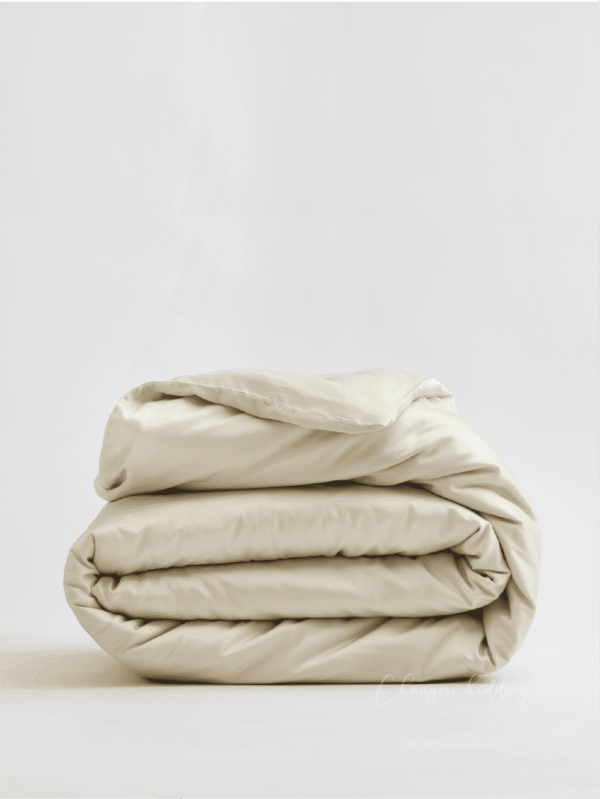 Vỏ chăn TENCEL™ Châu Âu cao cấp - Kem Vanilla