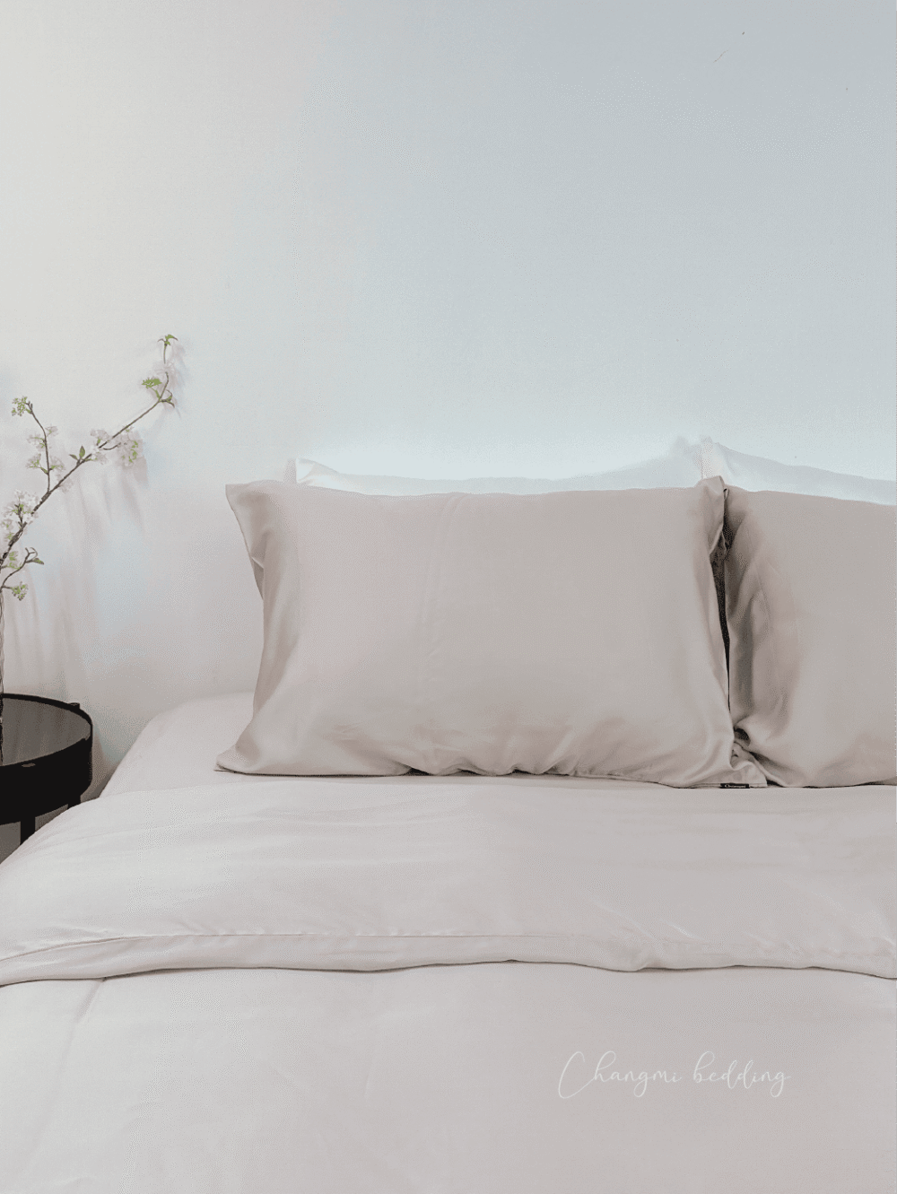 Bộ 4 món TENCEL™ Châu Âu cao cấp – Hồng Nude